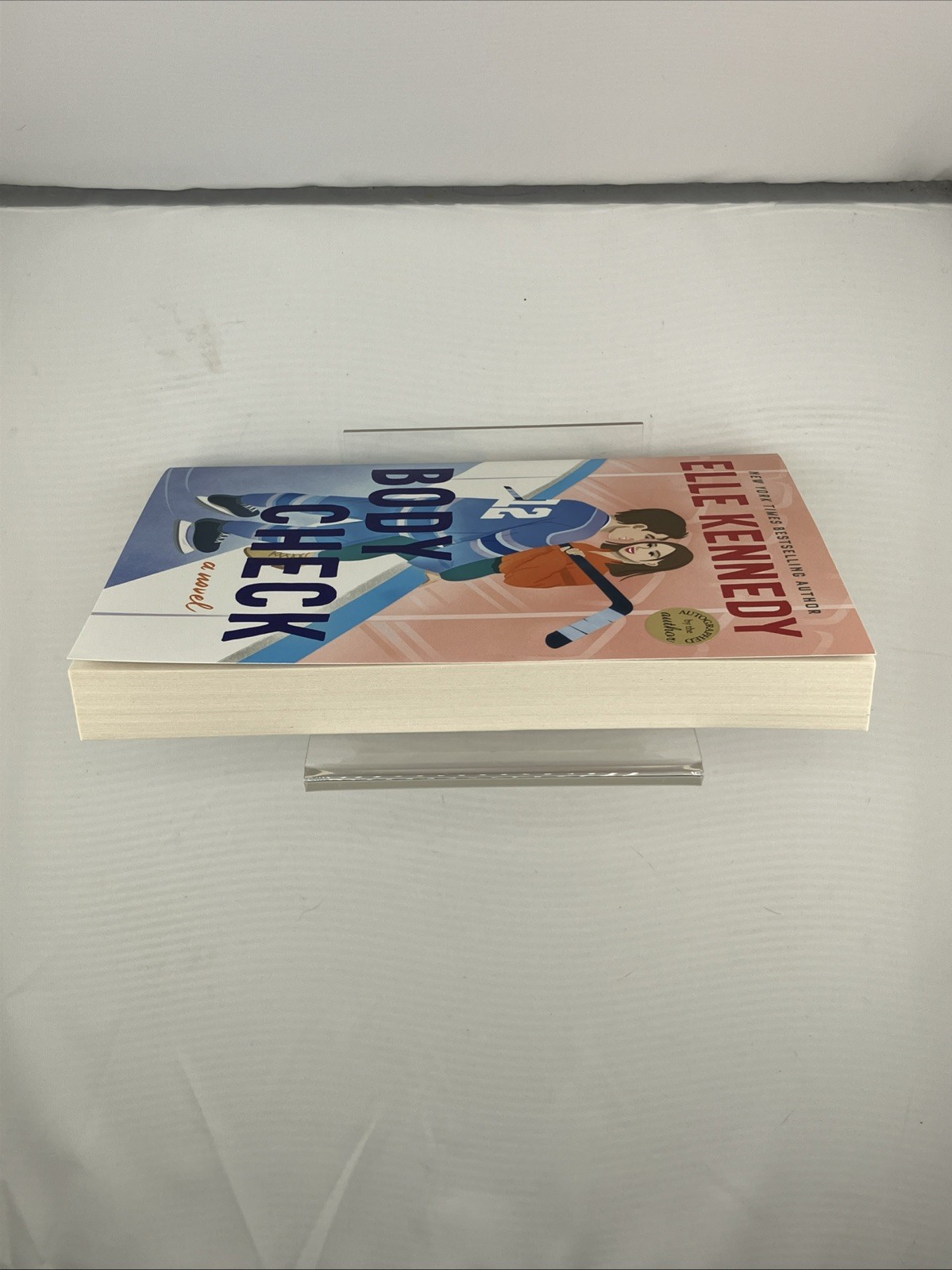 SIGNED Body Check (TPB) by Elle Kennedy with Stickers