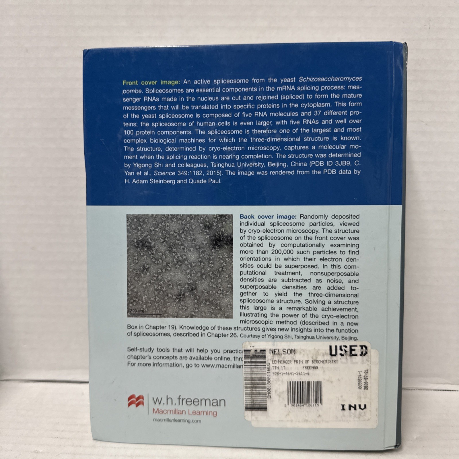 Lehninger Principles of Biochemistry Nelson Cox 2017 Seventh Ed First Printing