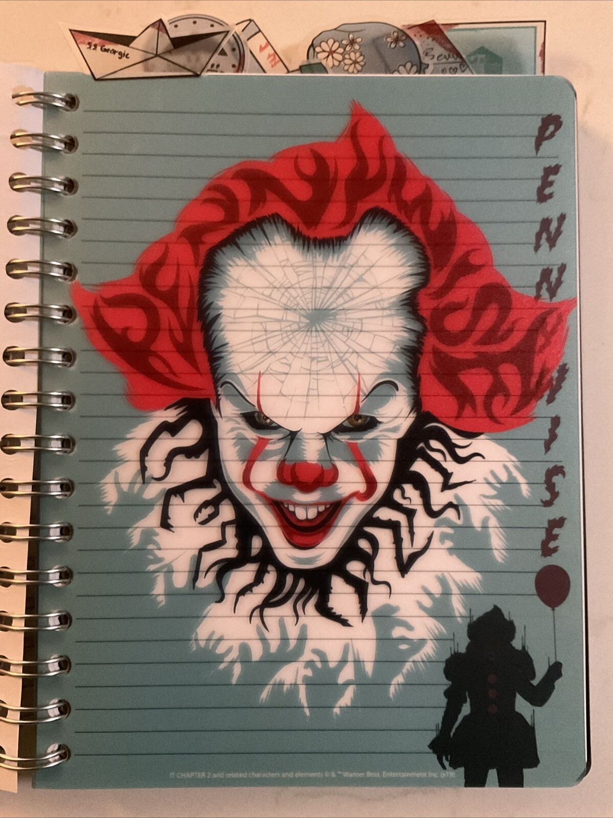 IT: Chapter 2 Spiral Journal Notebook 144 Pages With Awesome Exclusive Art