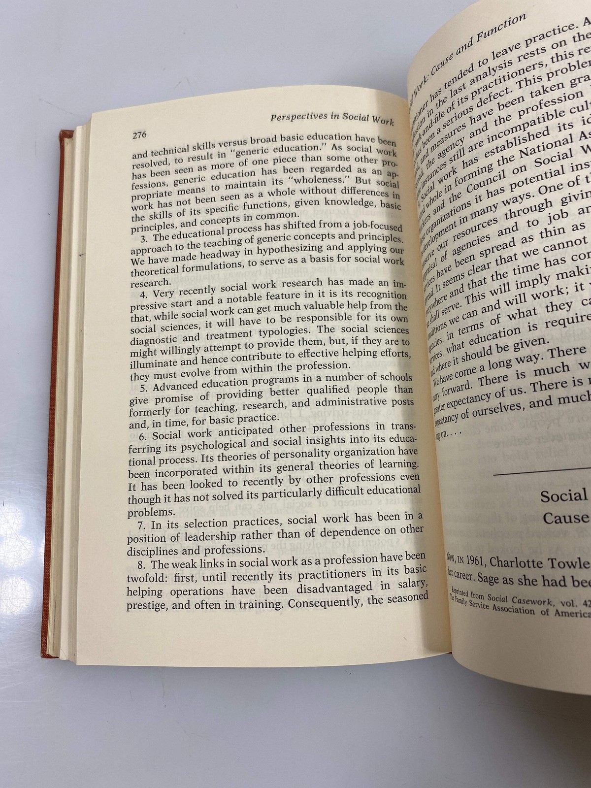 Helping by Charlotte Towle Ex-library 1969 HC