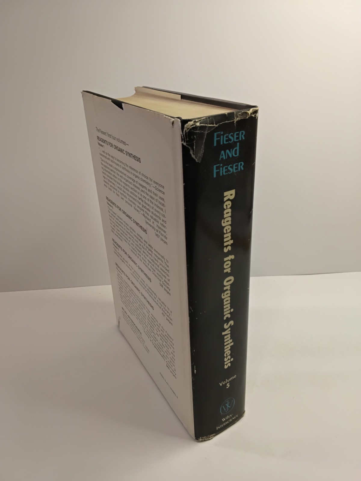 Reagents For Organic Synthesis Vol 5 By Mary & Louis Fieser- HC 1975 J. Wiley