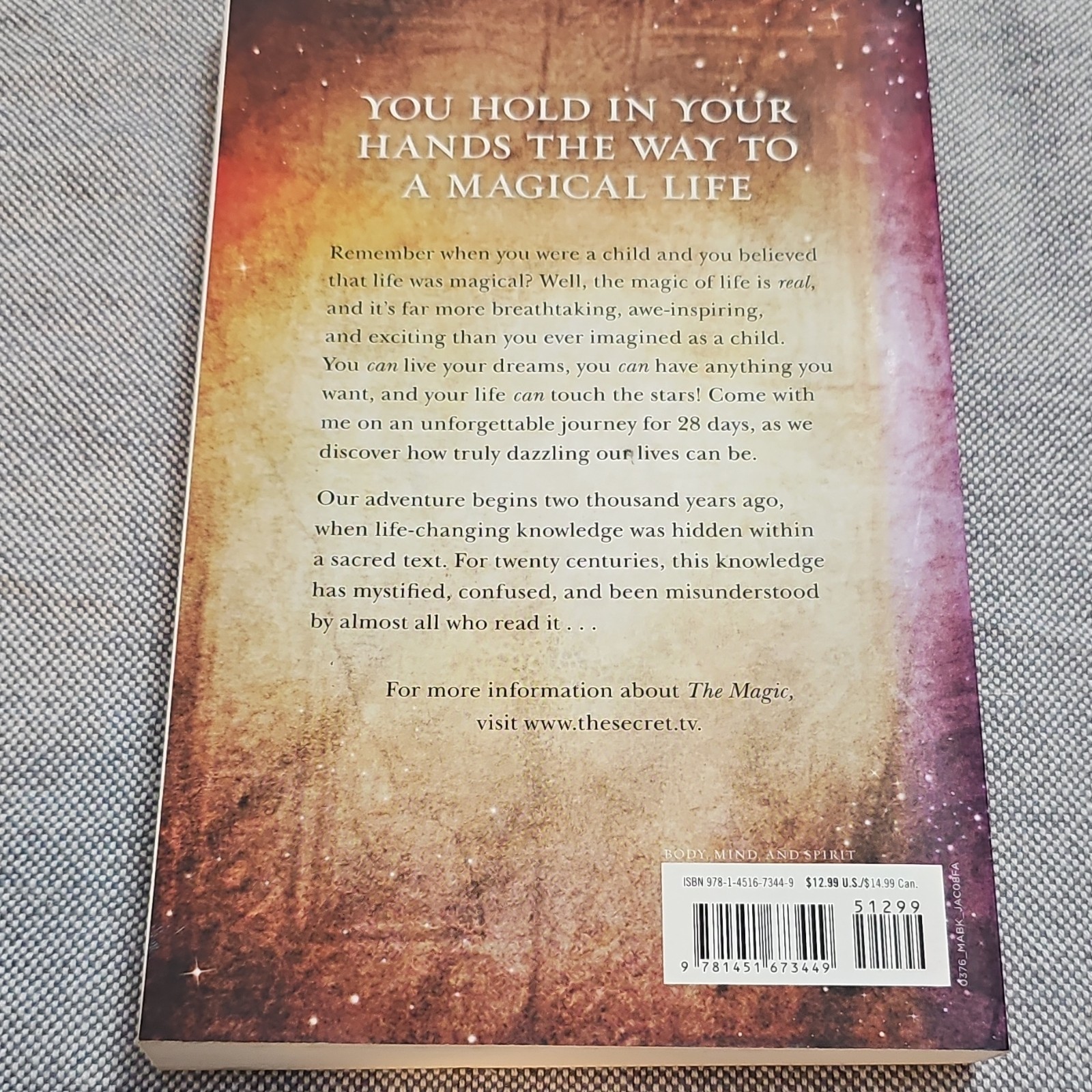 The Magic by Rhonda Byrne Paperback Atria Books 2012 First Edition