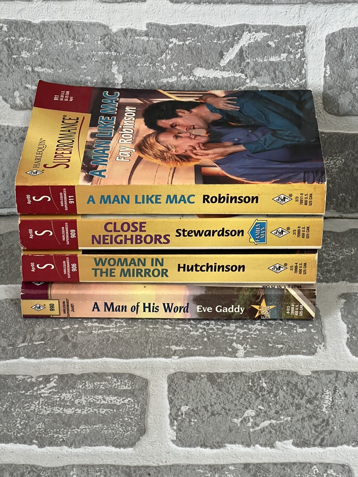 Harlequin Super Romance Series Lot 4 Paperback Books