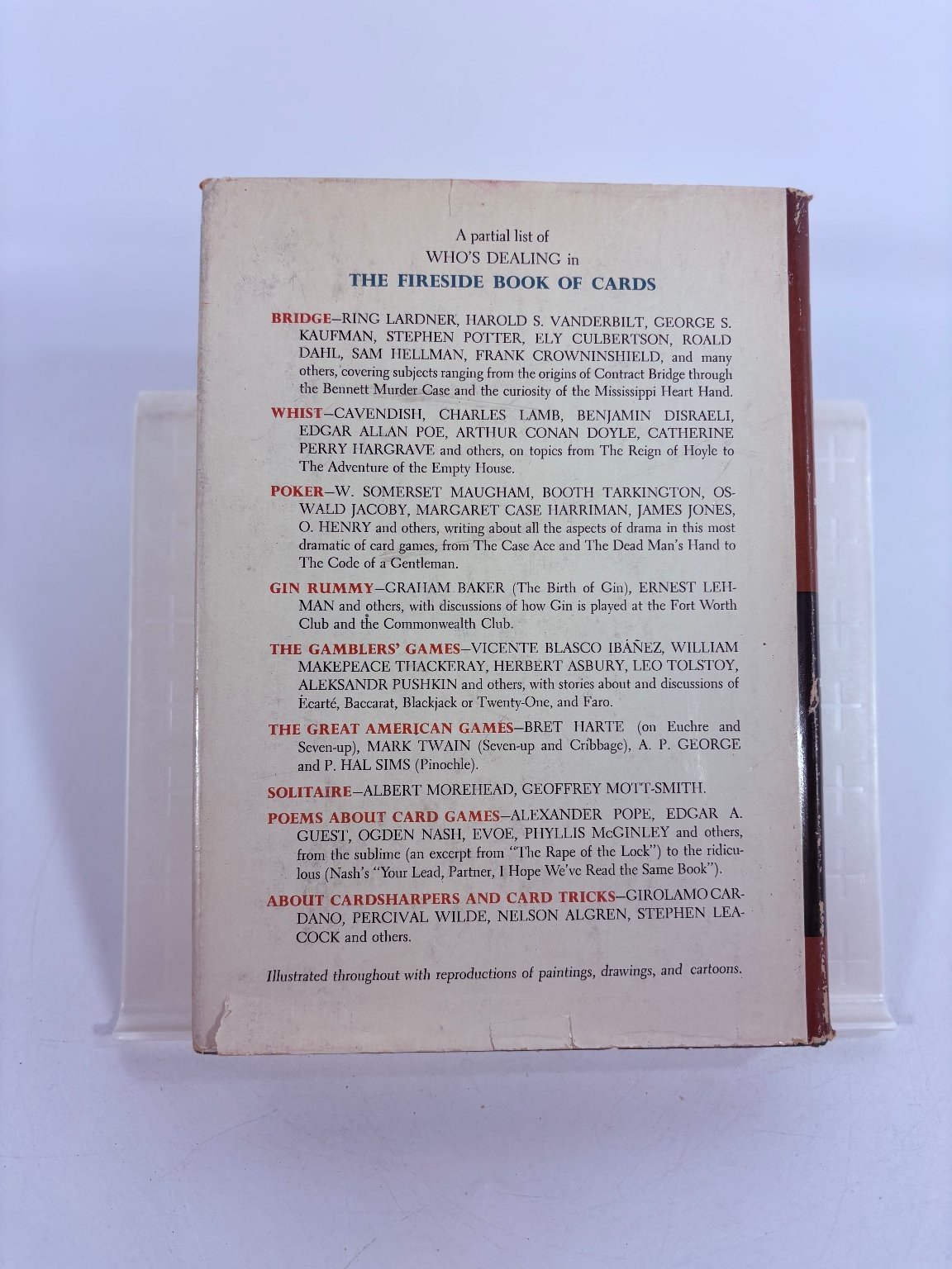 The Fireside Book of Cards Oswald Jacoby Albert Morehead 1957 First