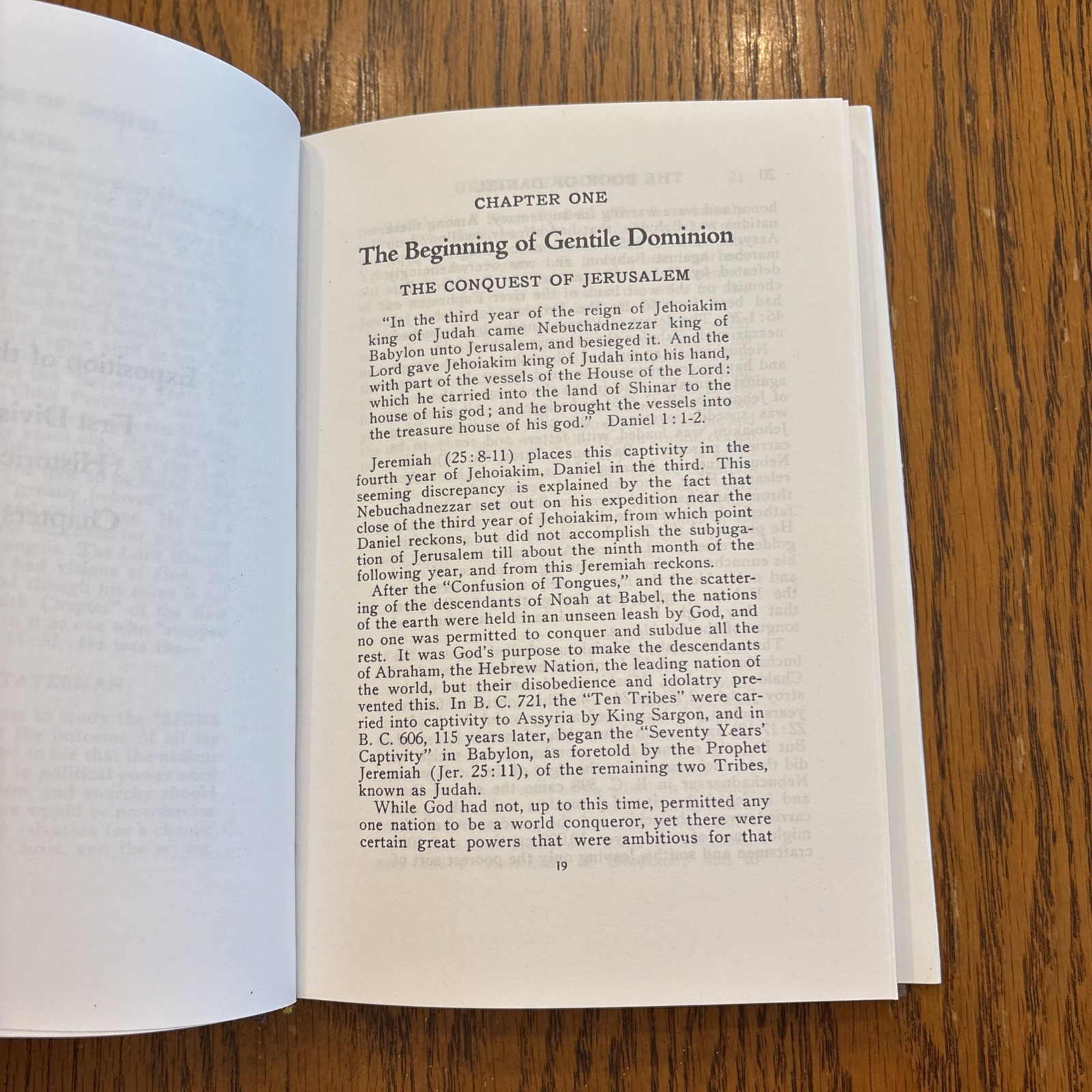 The Book Of Daniel By Rev. Clarence Larkin HBDJ