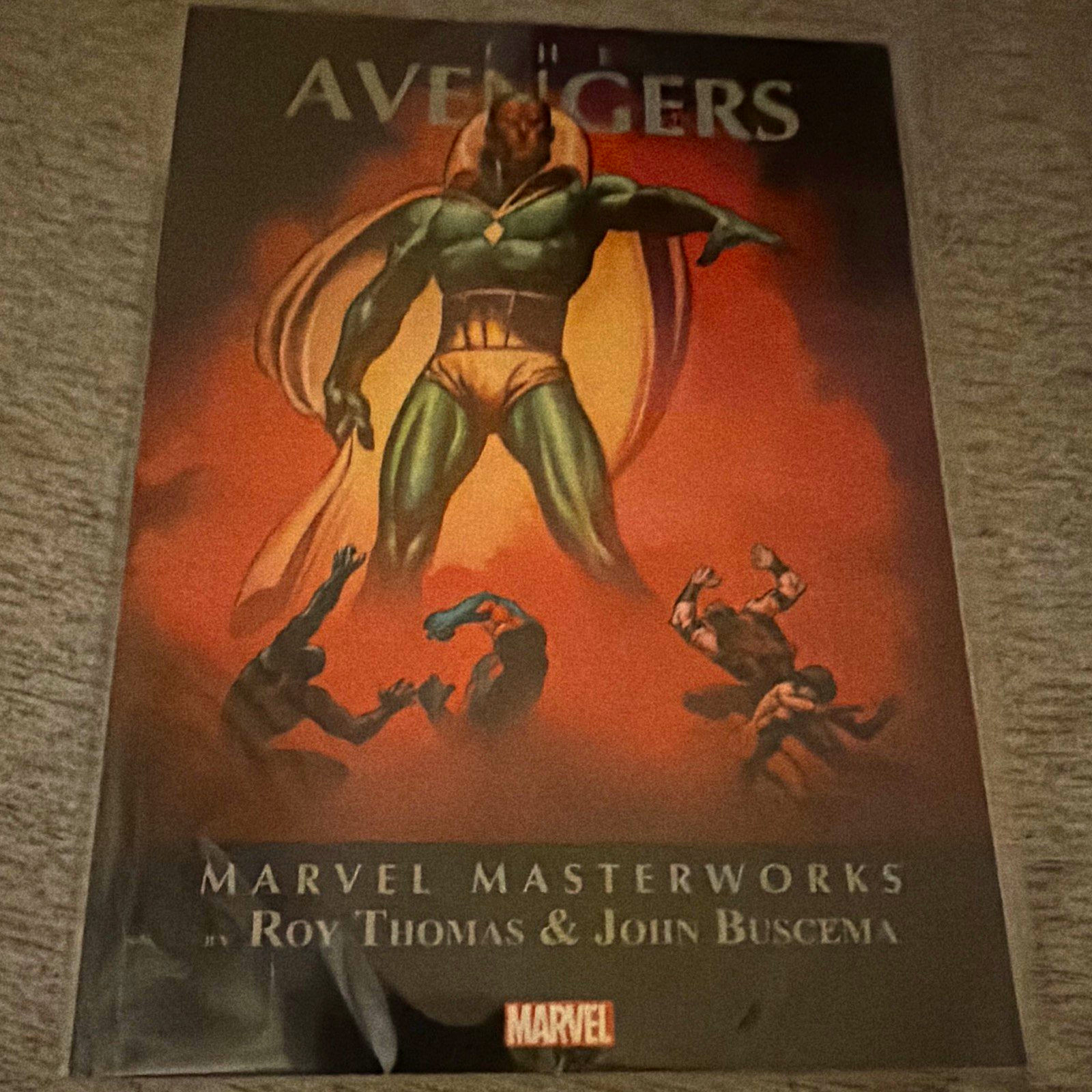 Marvel Masterworks Avengers Hardcover Graphic Novel by Roy Thomas & John Buscema