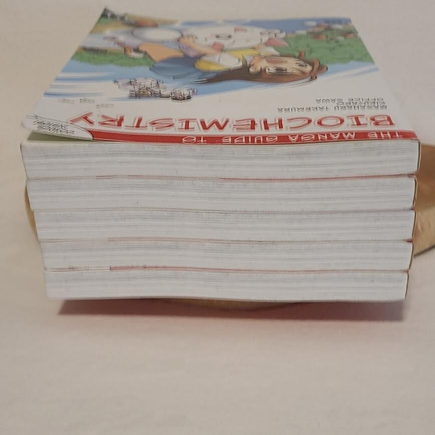 5x The Manga Guide to Biochemistry Book Lot – Takemura, Masaharu, Office Sawa K