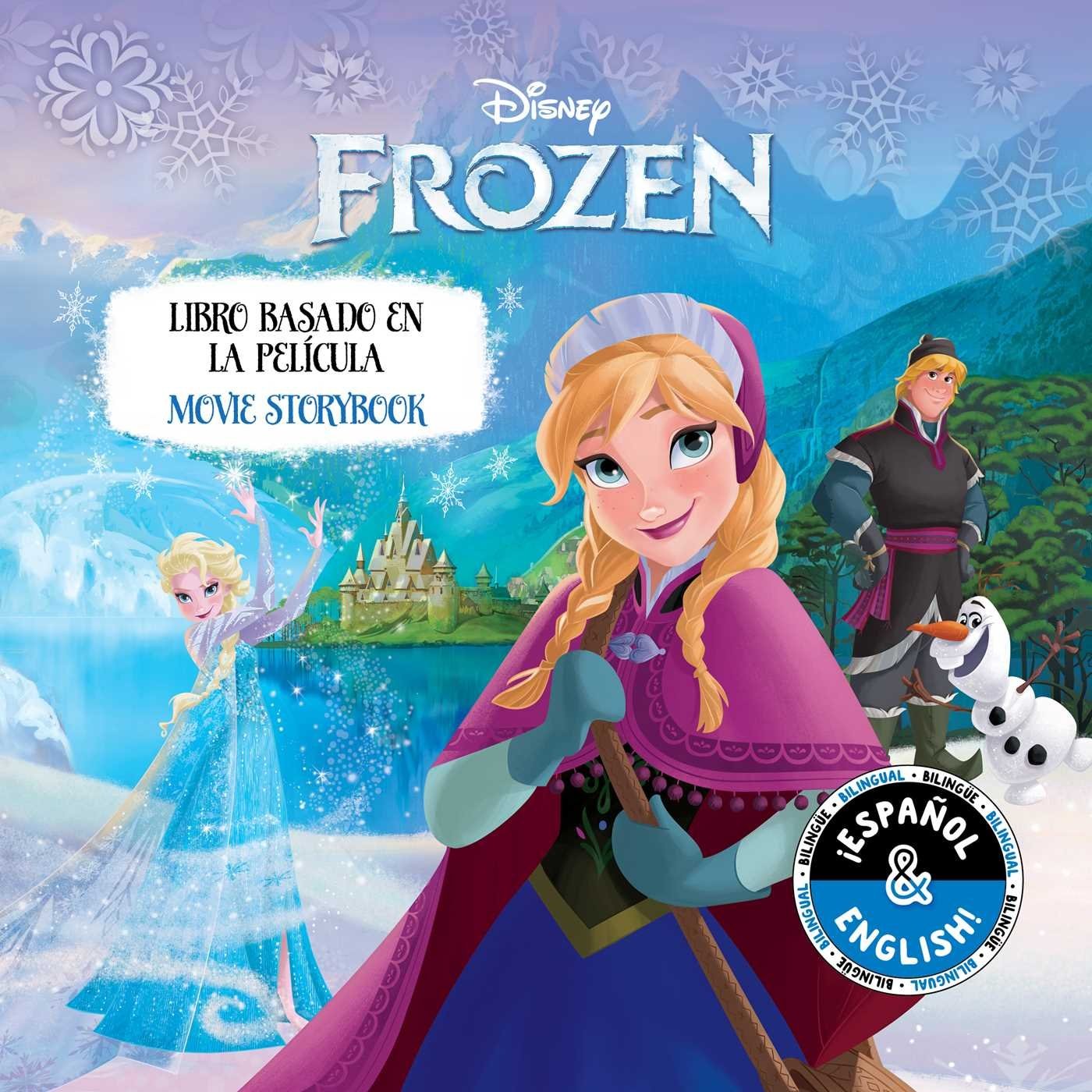 Disney Frozen: Movie Storybook / Libro basado en la película (English-Spani…
