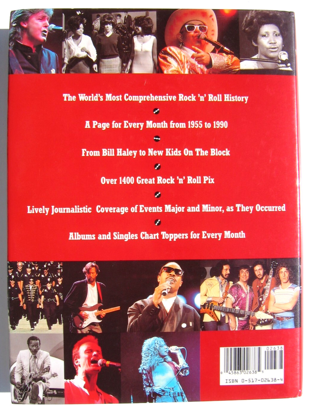 Rock ’n‘ Roll Years 1955 to Present Day (1990) HC 480 Pages 1400 Pix VG+ Cond