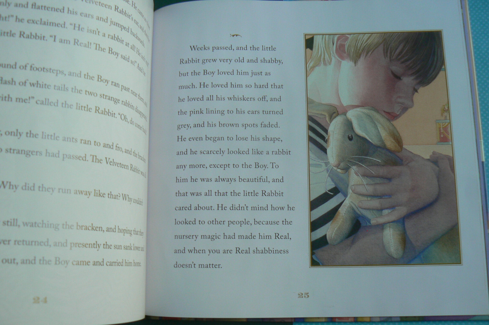 The Velveteen Rabbit, Classic Edition, Bianco/Santore,First Edition HC 10.5″x11″