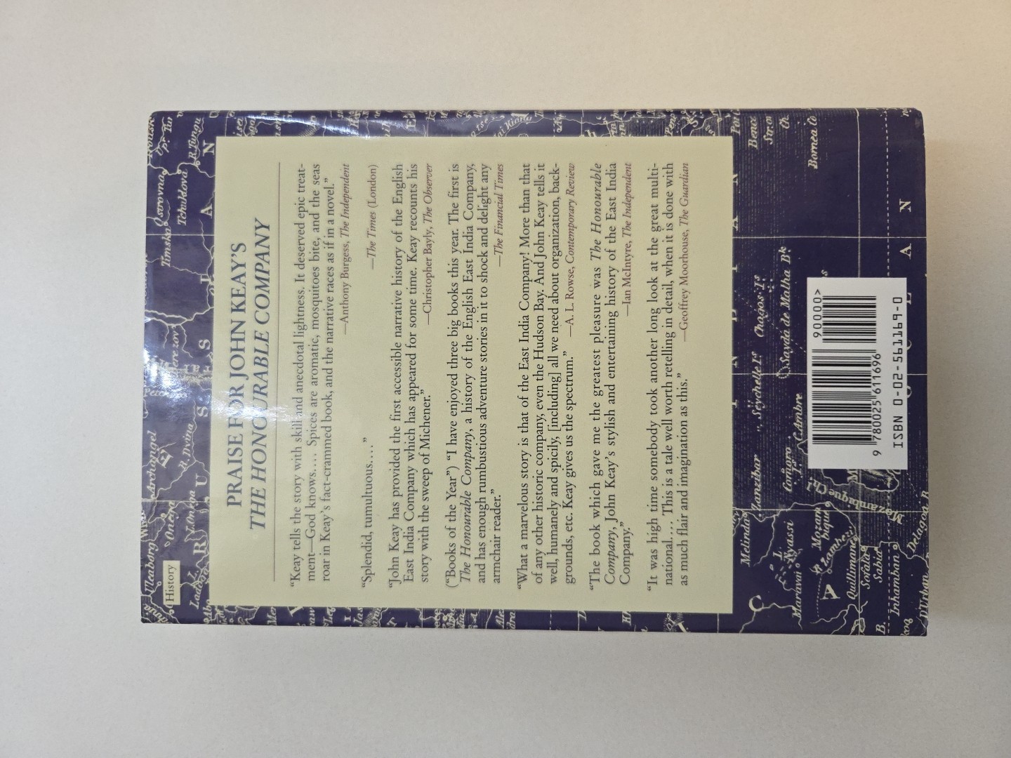 The Honourable Company: A History of the English East India Company John Keay HC
