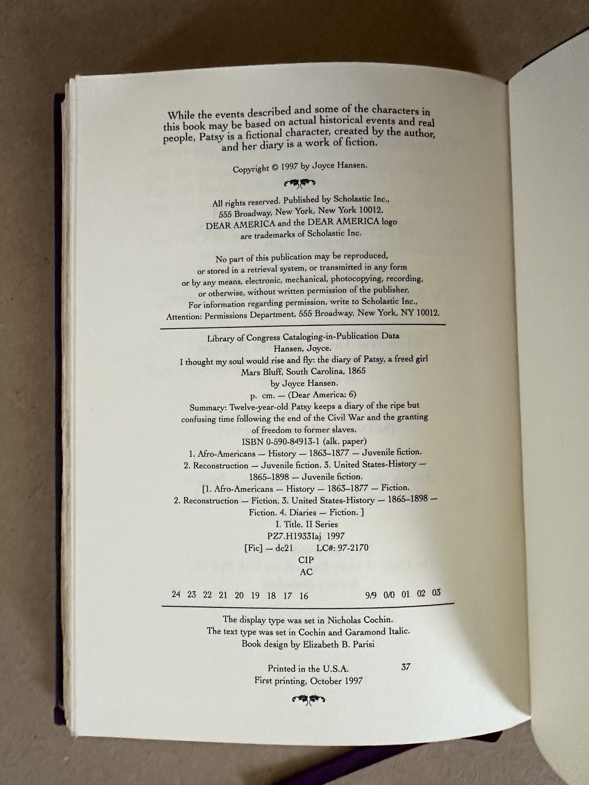 Lot of 7 Hardcover Dear America The Royal Diaries My Name Is America VTG Books