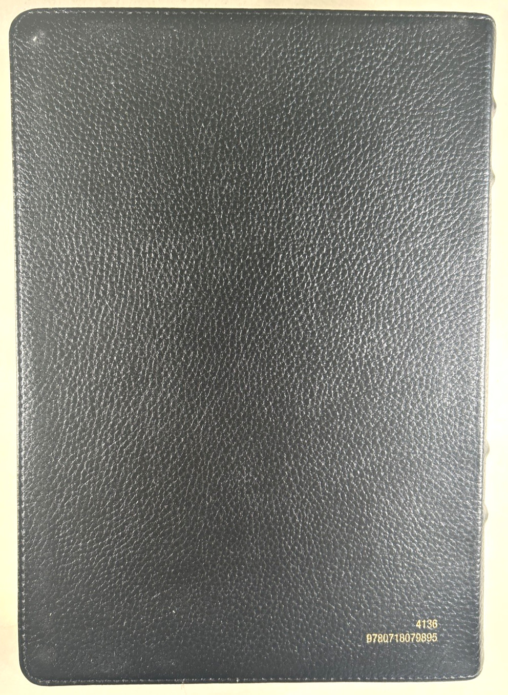 KJV Study Bible Black Genuine Leather Full Color Edition Indexed King James VG