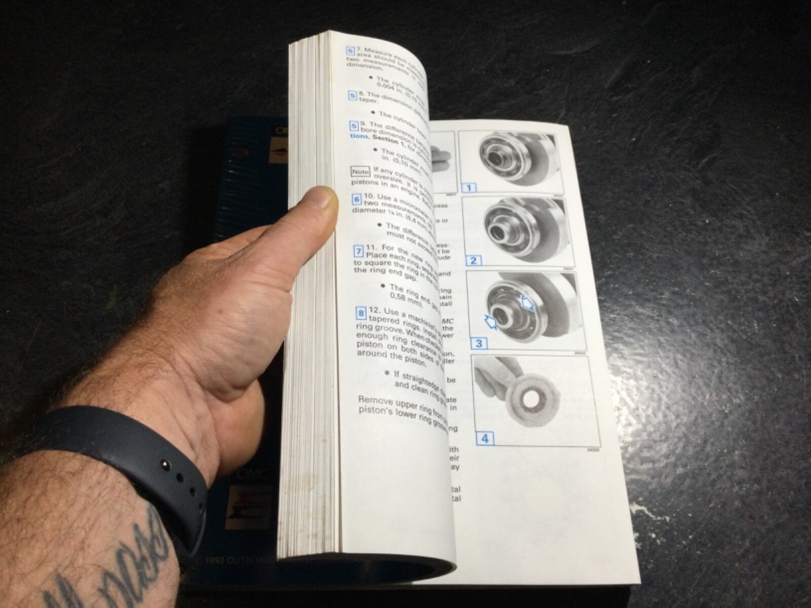 1994 Johnson & Evinrude 150 150C 175 HP V6 Outboard Service Manual 60° V #500611