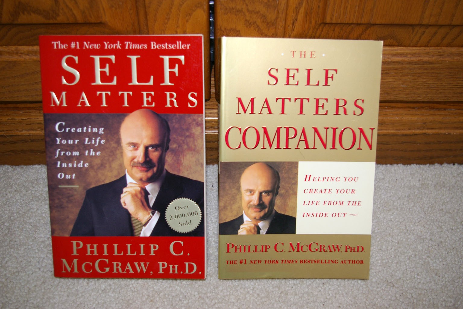 Lot 4 Phil McGraw Self Help Books & Workbooks Life Strategies & Self Matters EUC