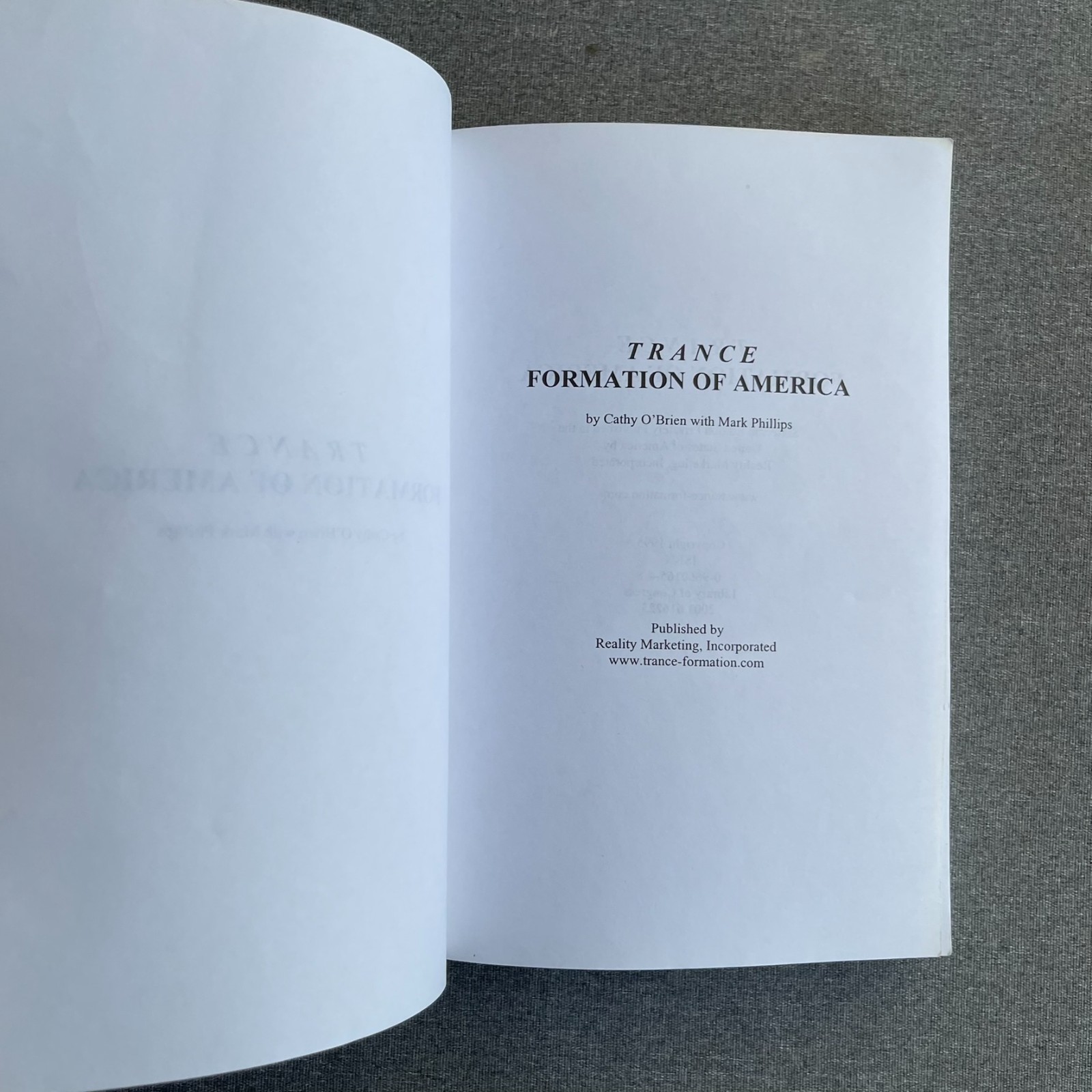 Trance Formation of America Paperback