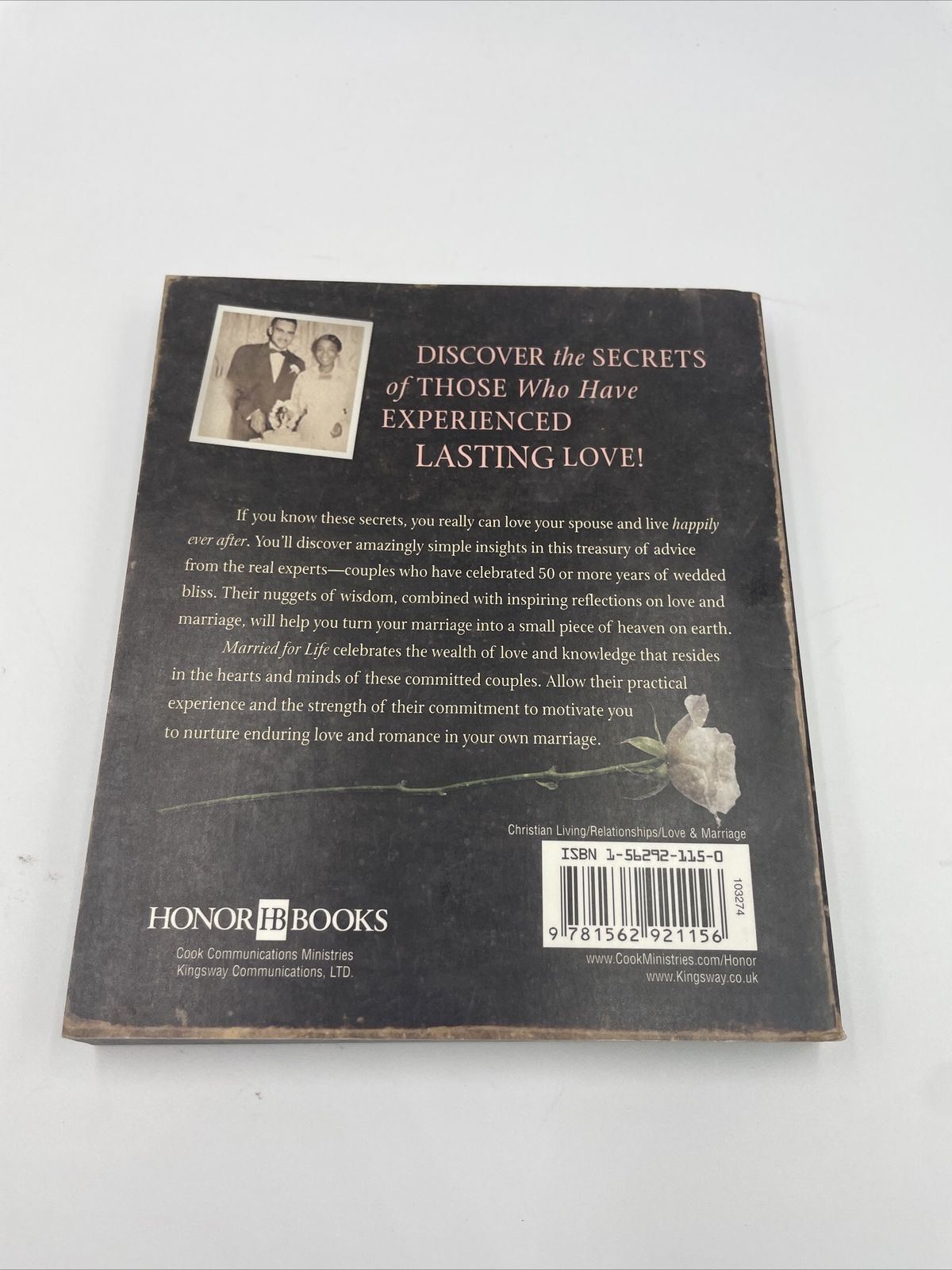 Married For Life –  By Cook, David C – GOOD PB