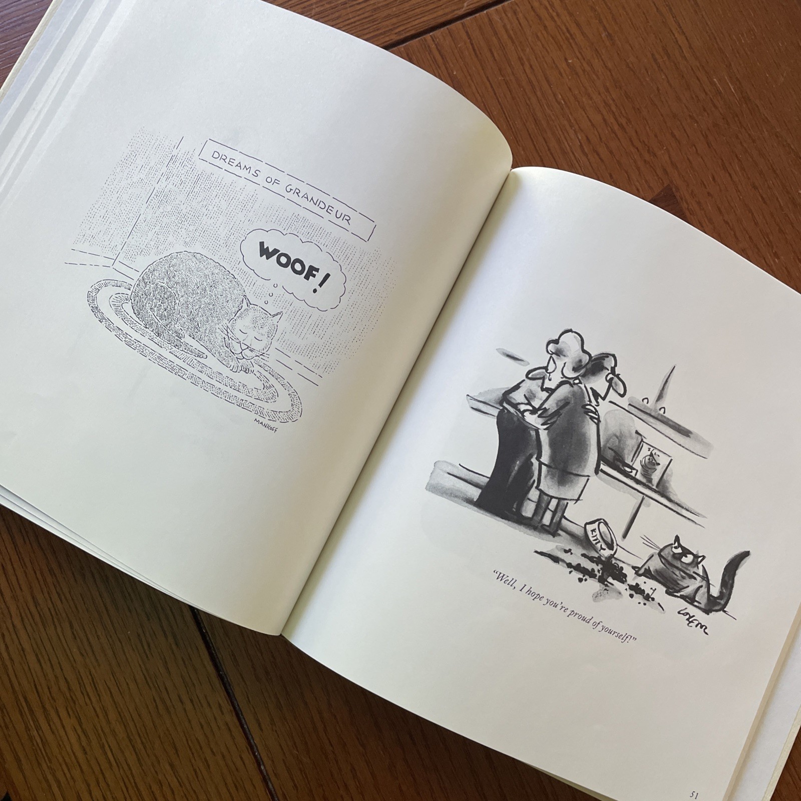 First Edition 1990 The New Yorker Book of Cat Cartoons 104 Pages Feline Humor