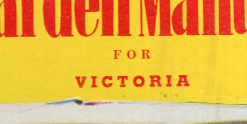 Keith Wisner’s GARDEN MANUAL for VICTORIA 1952 Australia 348 pages Gardening