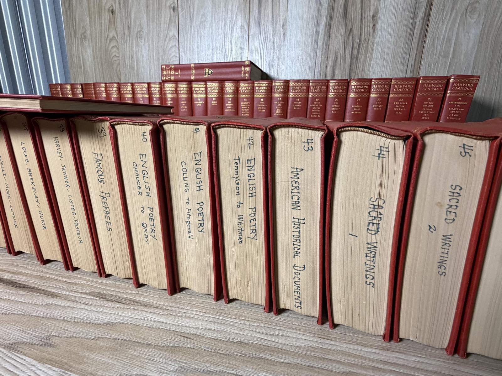 Harvard Classics Complete Set of 52 Five Foot Shelf of Books Readers Guide