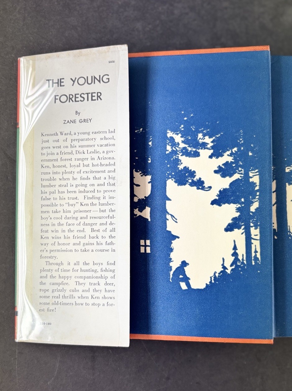 Zane Grey THE YOUNG FORESTER HC DJ Grosset Dunlap Western Adventure Book