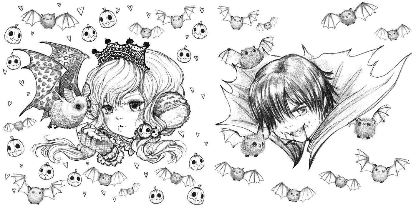 Pop Manga Cute and Creepy Coloring Book, d’Errico, Camilla, New Book