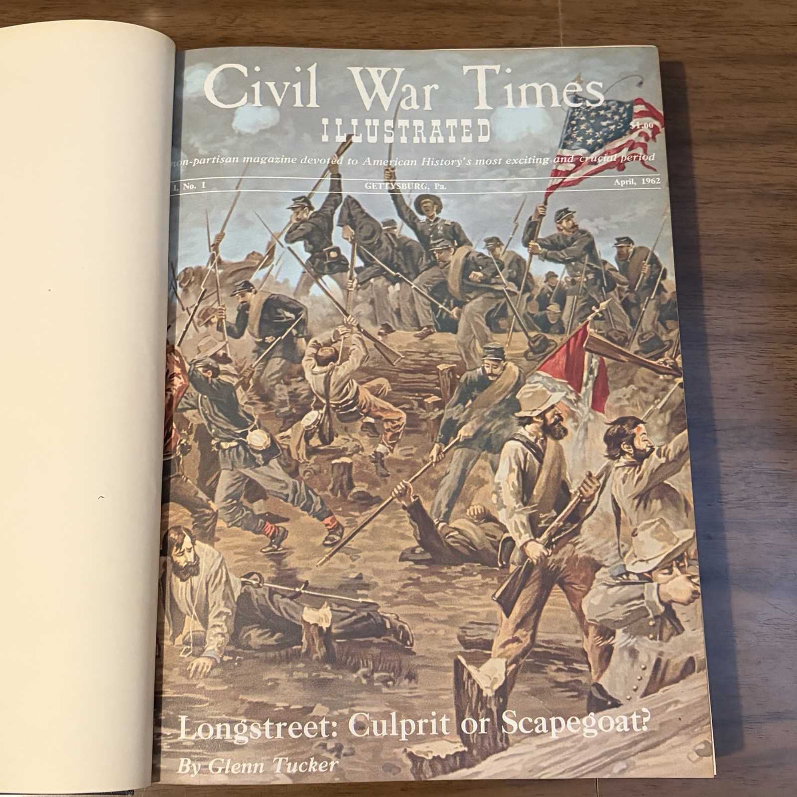 Civil War Times Illustrated Vol 1-5 Complete Set Index 1962-1967 Bound HC Books