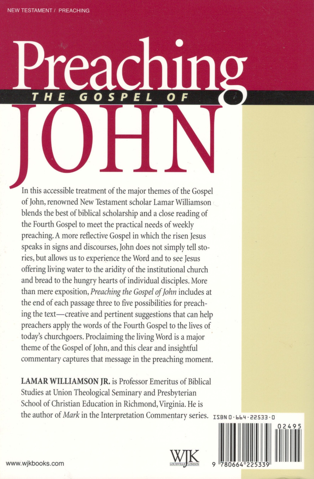 4 Books – Preaching the Gospel of John, Mark, Matthew & Luke – Brand New Set