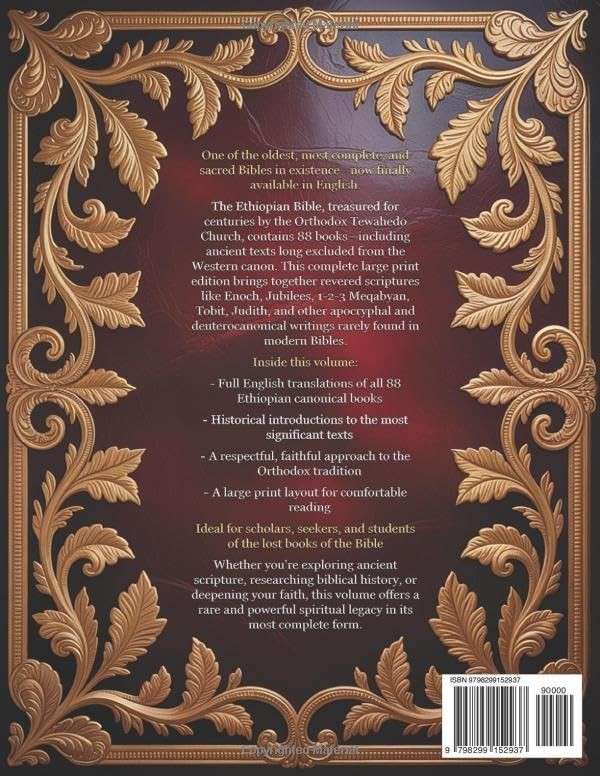 Ethiopian Bible English Summary 88 Books Canon Enoch Jubilees 47 Page Guide