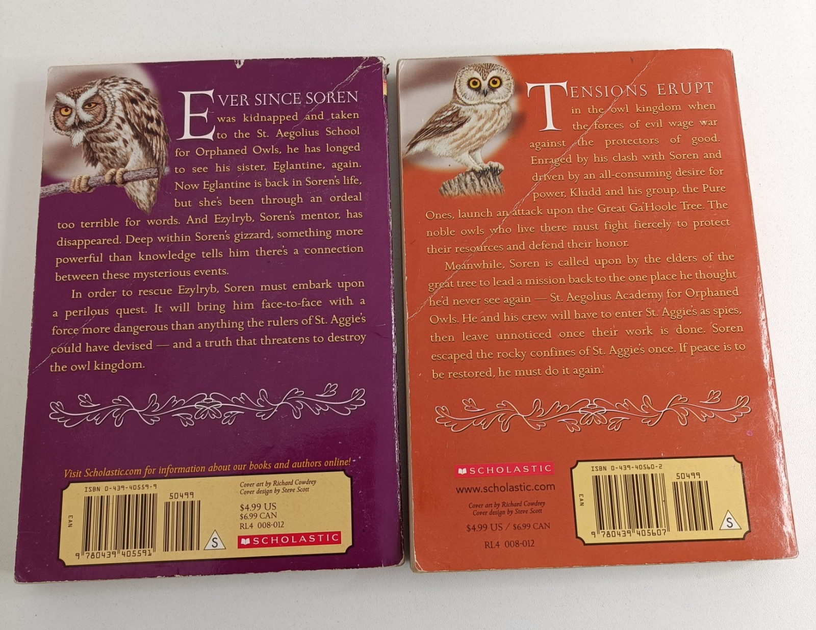 Guardians of Ga’Hoole Kathryn Lasky Bulk Lot 1 3 4 5 7 8 9 12 13 14 + Guide Book