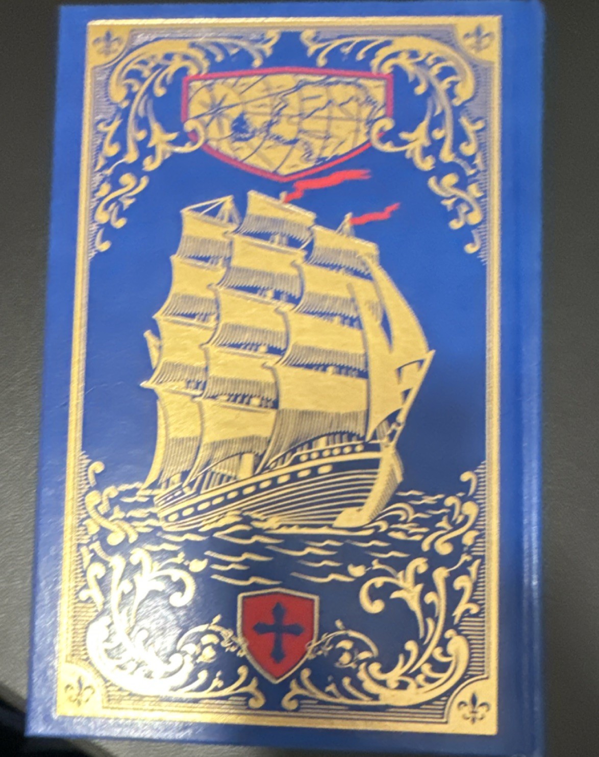 The Count of Monte Cristo by Alexandre Dumas Hardcover Novel, Gilded Pages