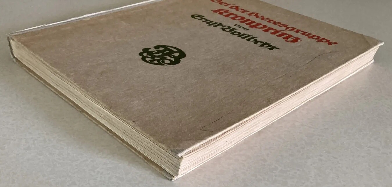 1917 HC in German, Photo Diary of Crown Prince Wilhelm By Ernst Vollbehr, WW1