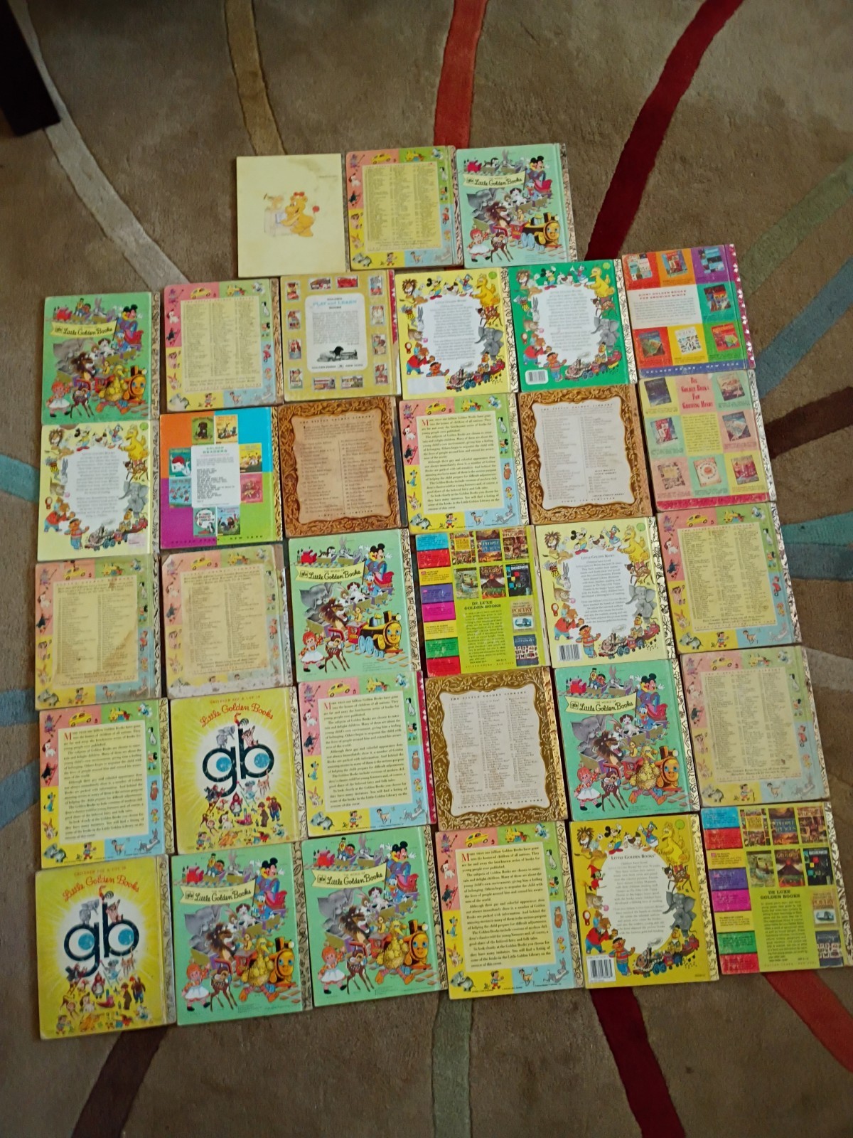 Lot of 33 Little Golden Books Vintage 1940’s To 1980’s Fair Condition