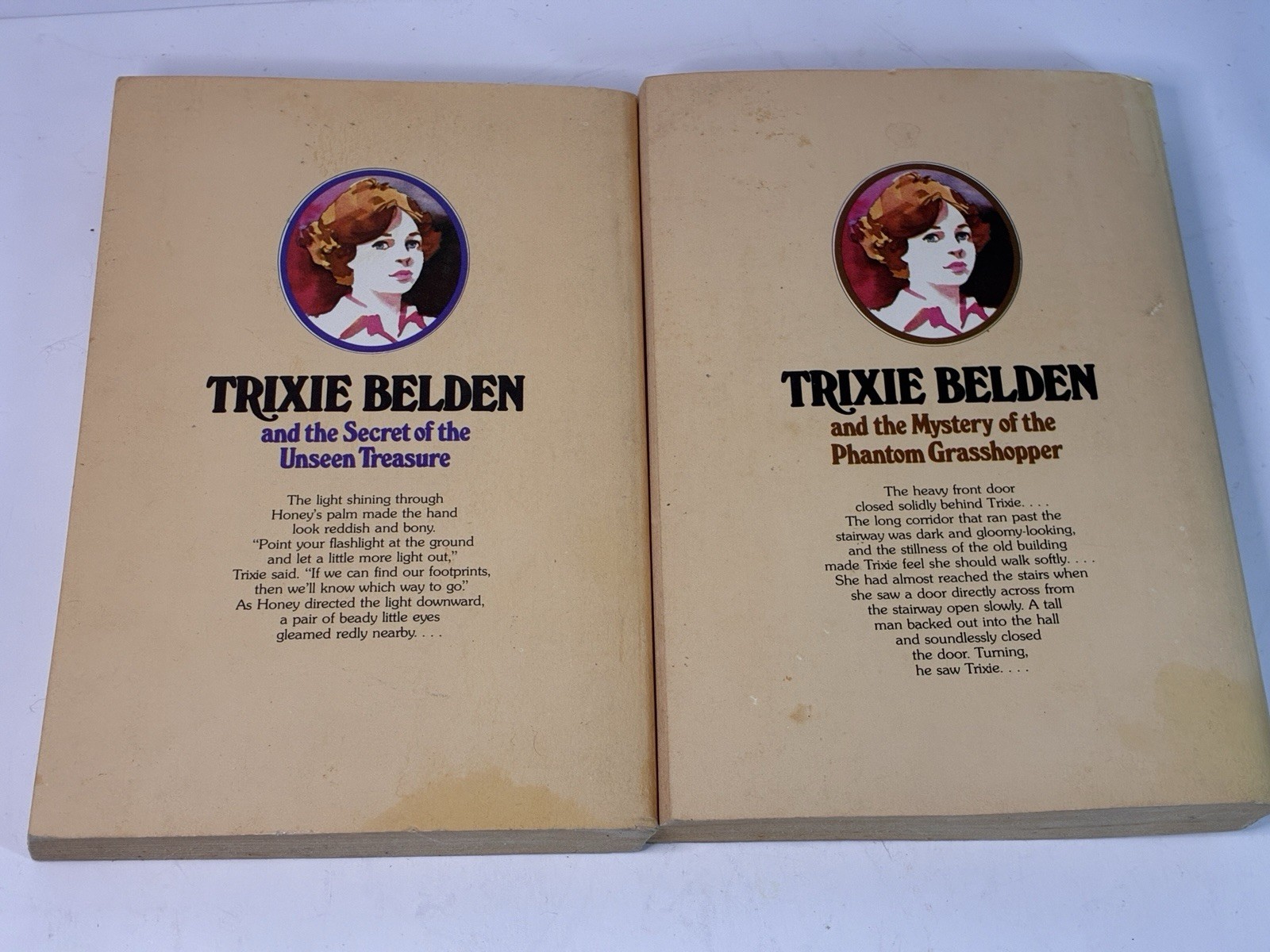 Whitman Trixie Belden books FREE SHIP Vintage Lot 4 HC and Paperback