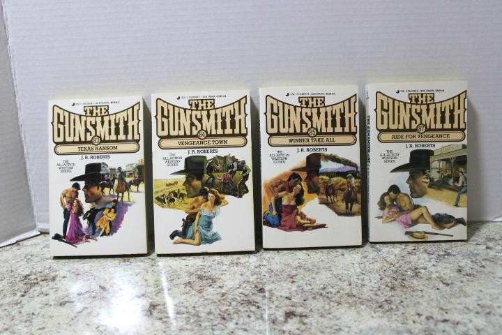 The Gunsmith Adult Western Romance Paperback Books by J R Roberts Lot of 21