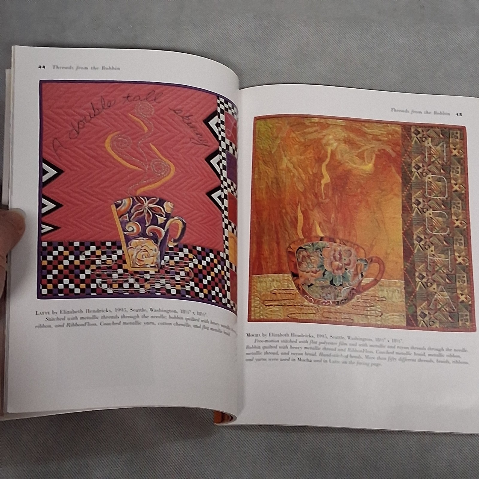 Machine Quilting with Decorative Threads by Noble and Hendricks 88 Pages