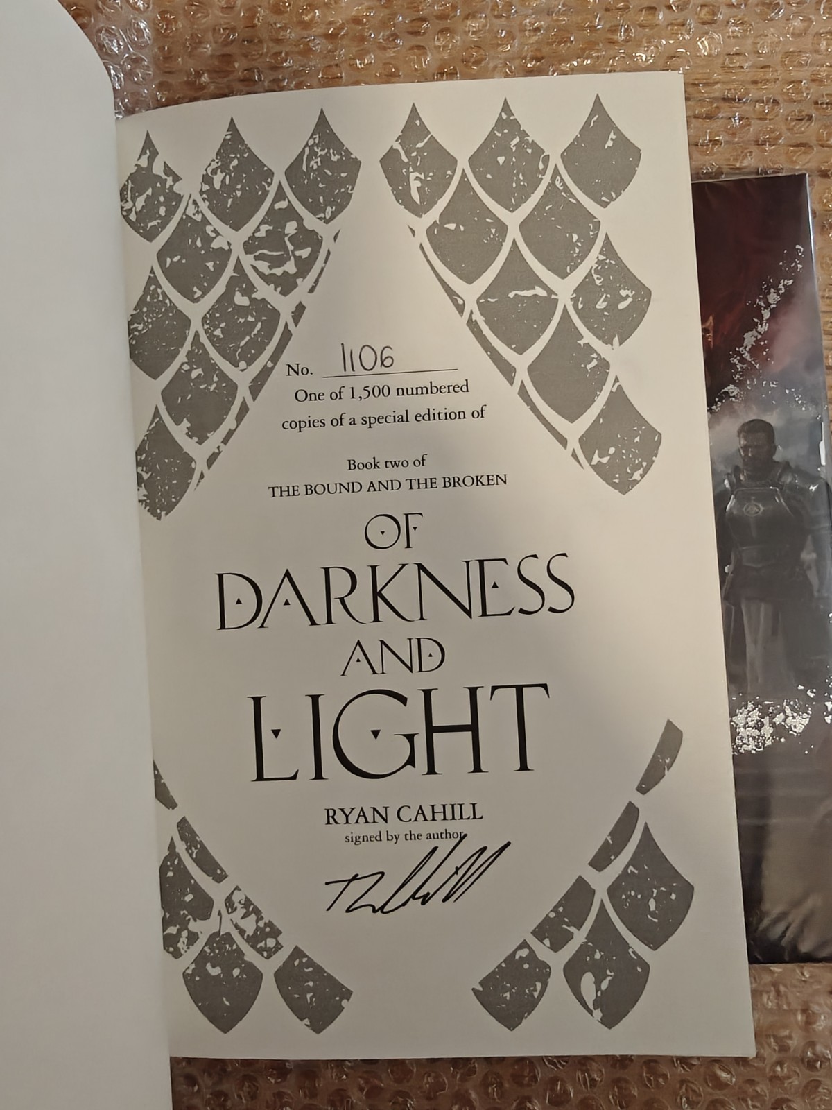 Broken Binding – Bound And The Broken – With Rights Signed Numberd – Ryan Cahill