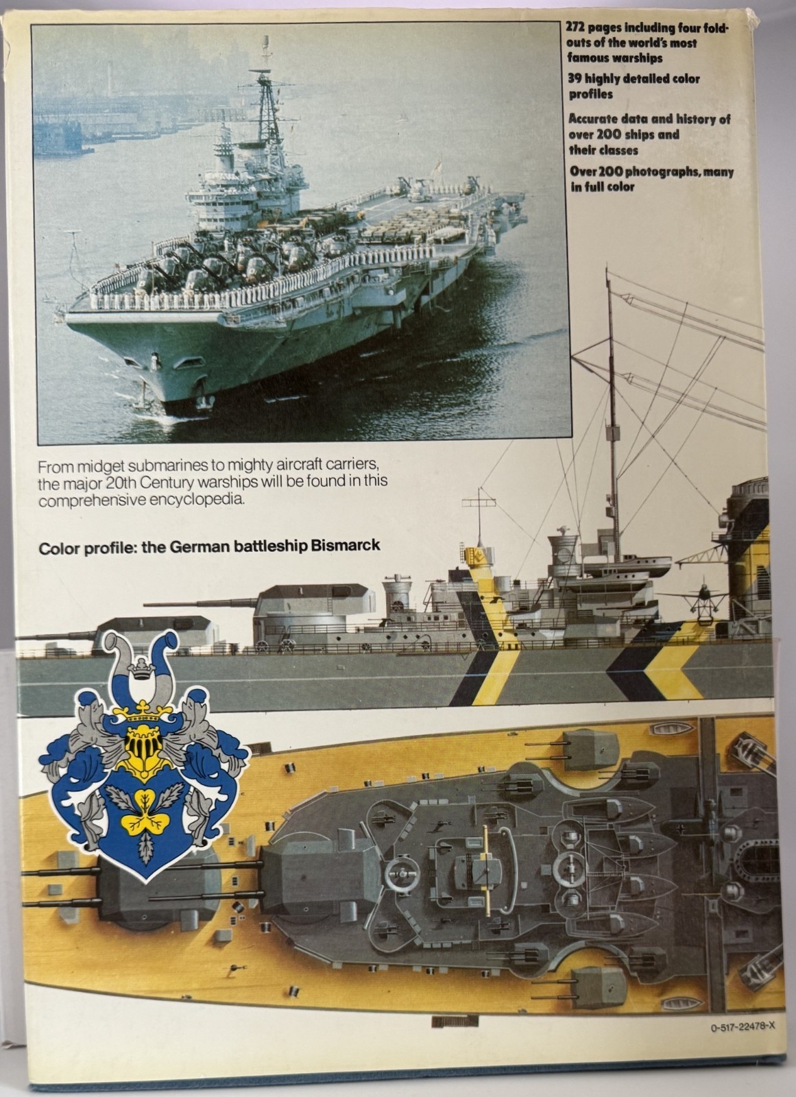 Warships of World War II HC 1978 Military Naval History Illustrated Encyclopedia