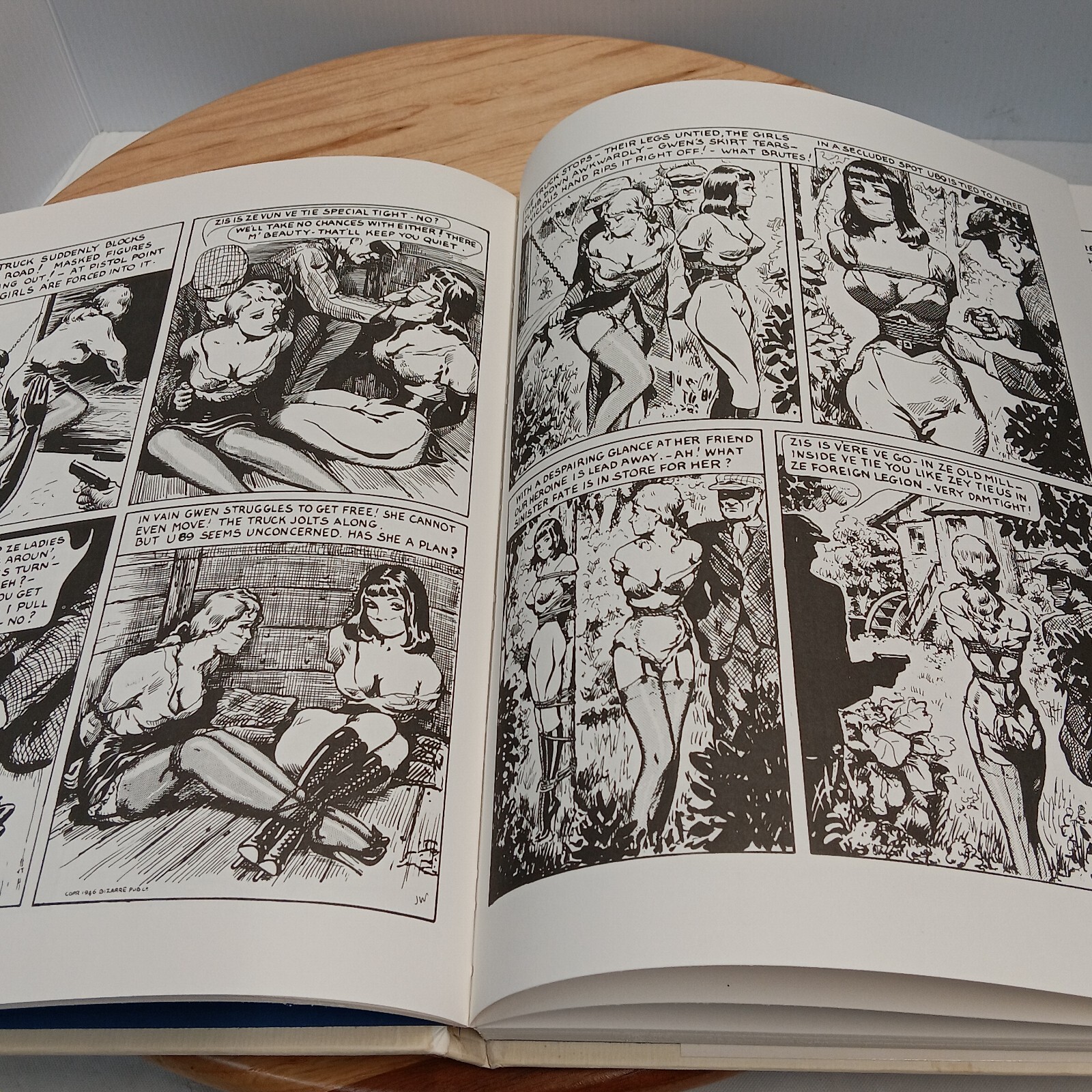 ADVENTURES OF SWEET GWENDOLINE, 2ND EDITION By John Willie – Hard Cover W/ DJ