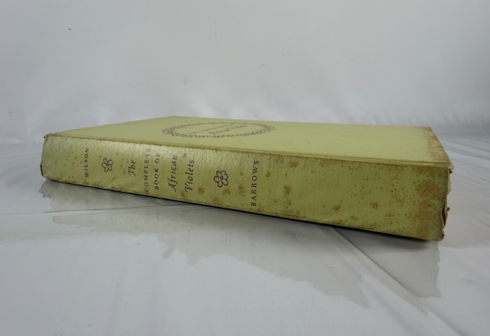 Book of African Violets by Helen Van Pelt Wilson 1953 4th Print HCDJ