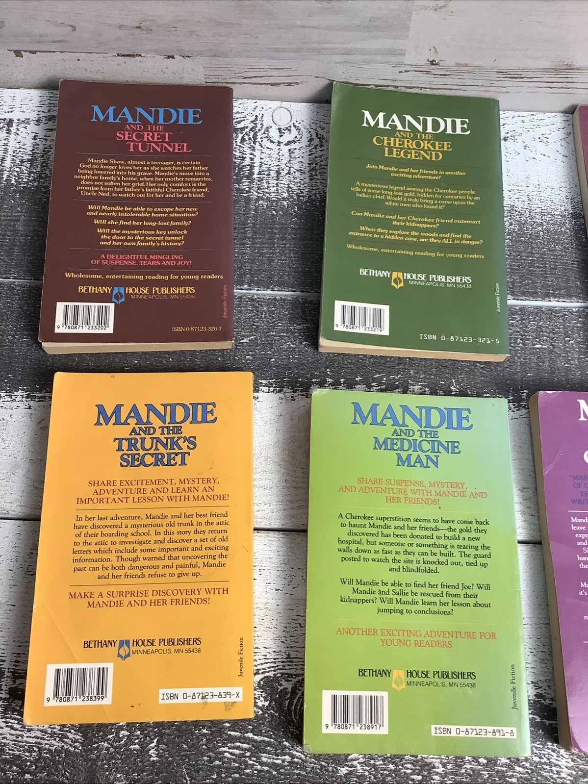 A Mandie Book 7 In Total, Books 1,2,3,5,6,9.16