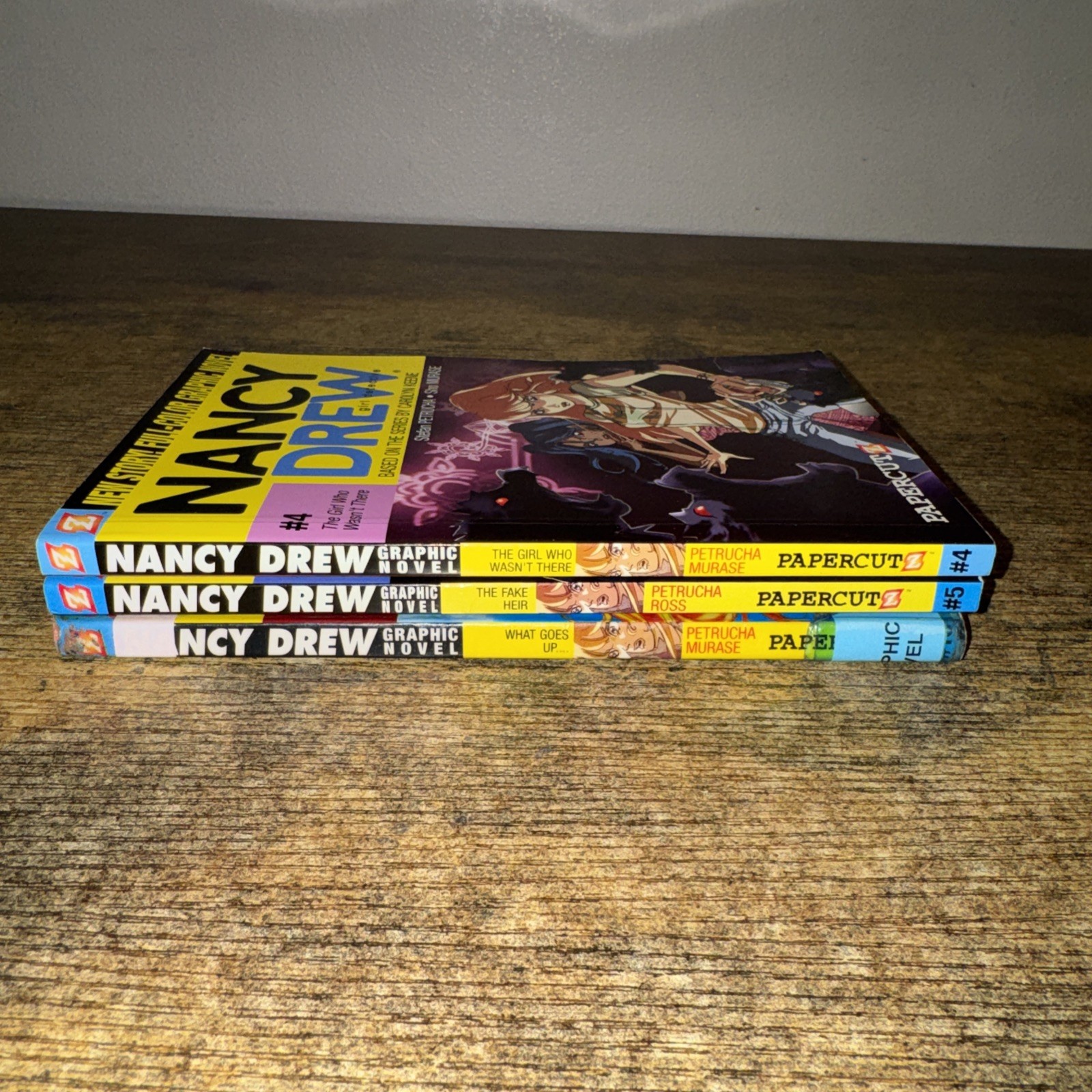 NANCY DREW FULL-COLOR GRAPHIC NOVELS lot of 3 paperback books by Carolyn Keene