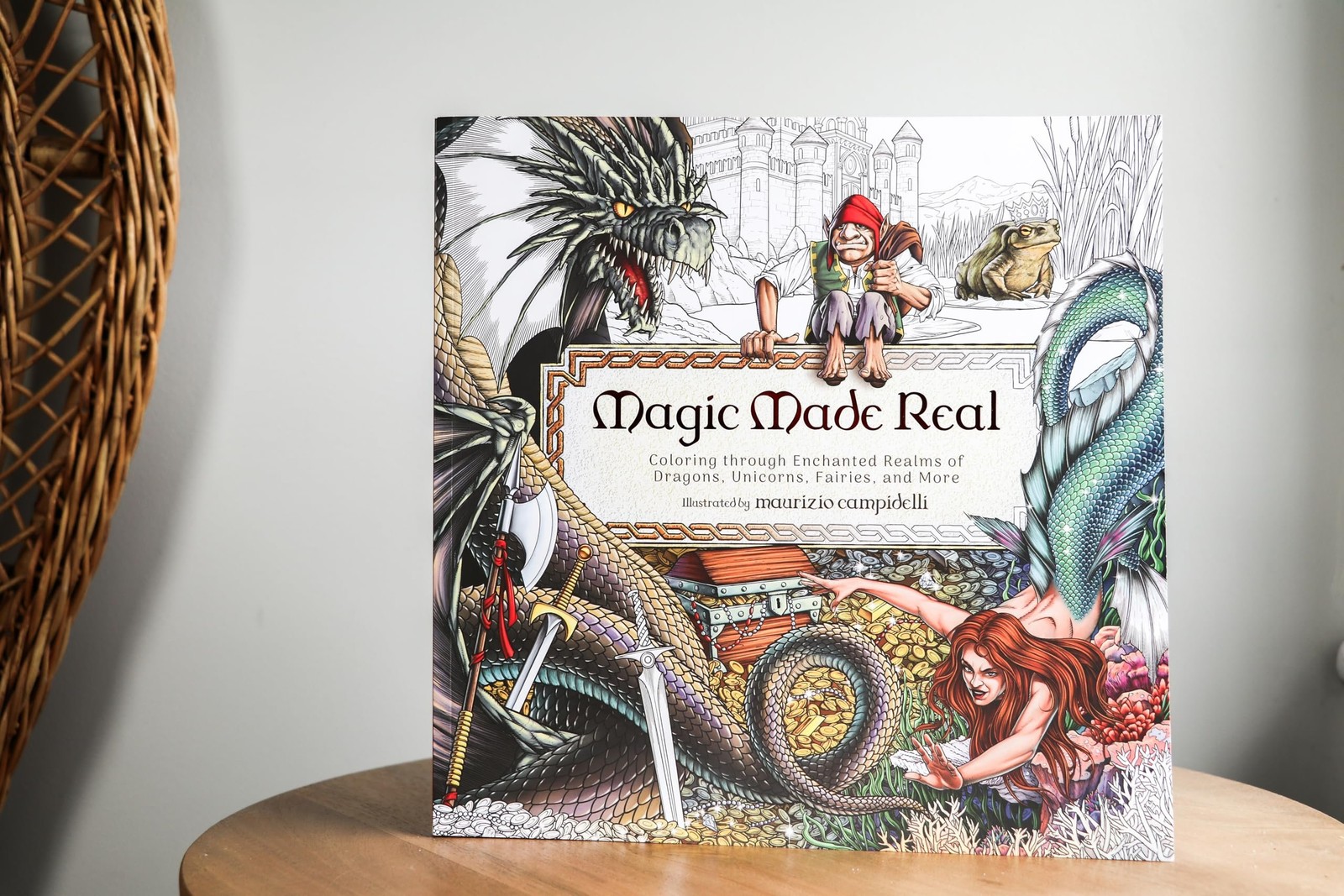 Magic Made Real: Coloring through Enchanted Realms of Dragons, Unicorns,…