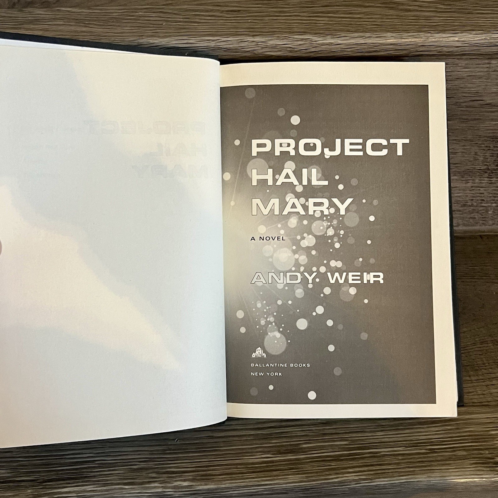 Project Hail Mary – Andy Weir (2021, Hardcover) First Edition & Print | Sci-Fi