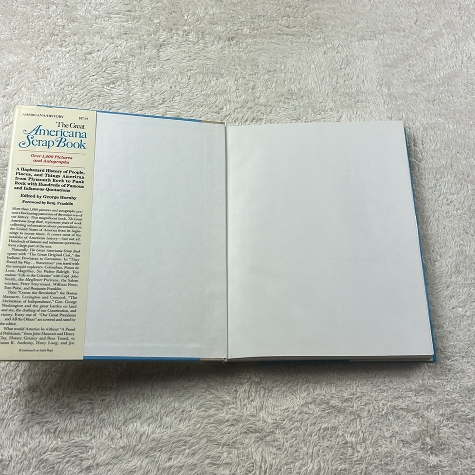 The Great American Scrapbook 1985 and American Patriot’s Almanac 2008 HC Good