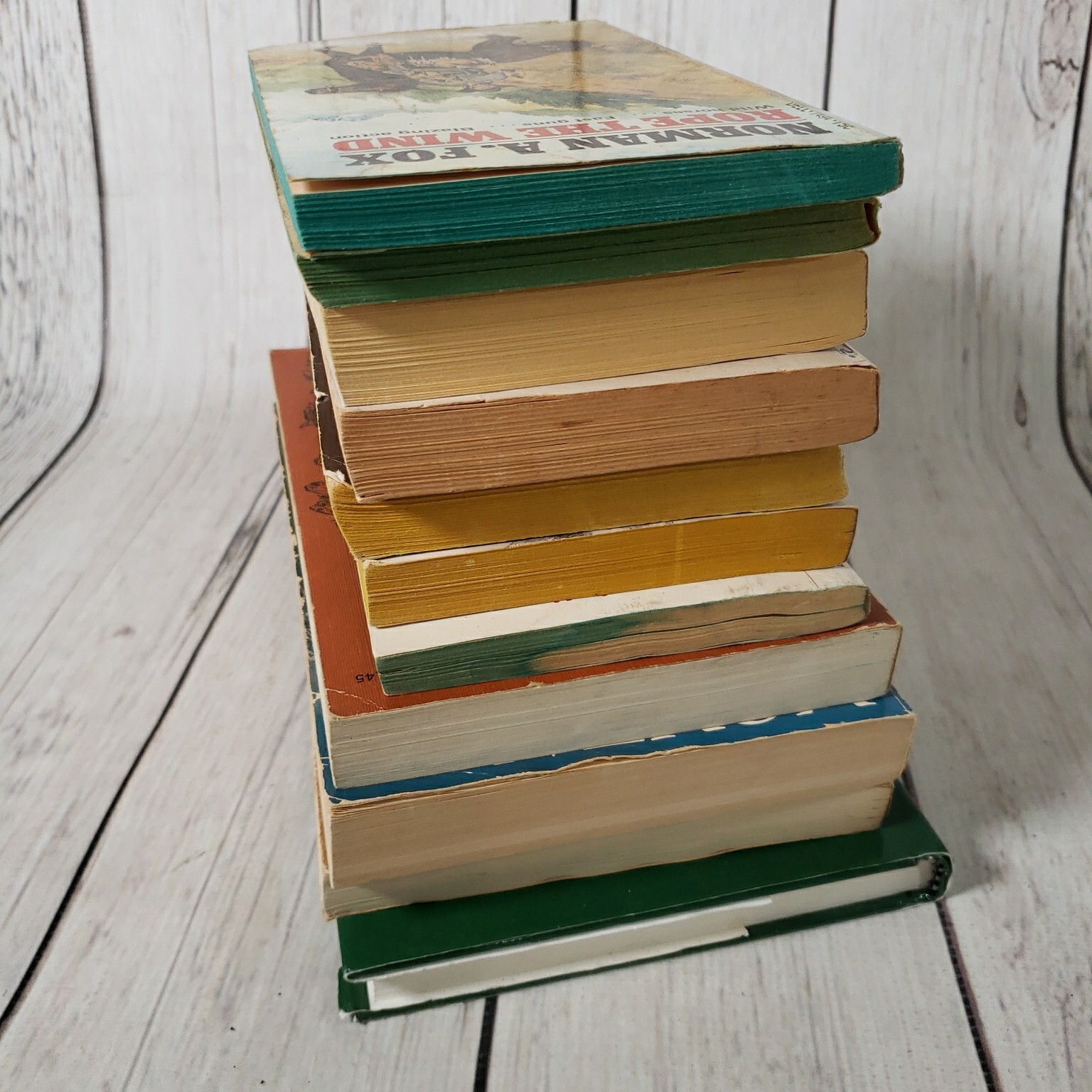 LOT OF 11 Western Adventure Cowboy Horses Paperback Books Various Author VINTAGE