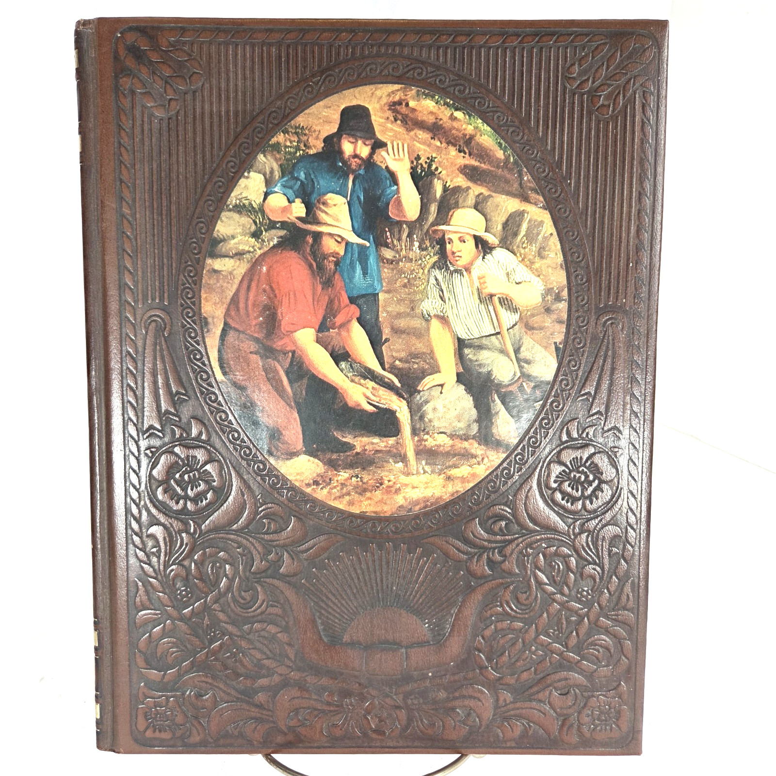 Time Life The Forty Niners Old West Series California Gold Rush Leatherette HC