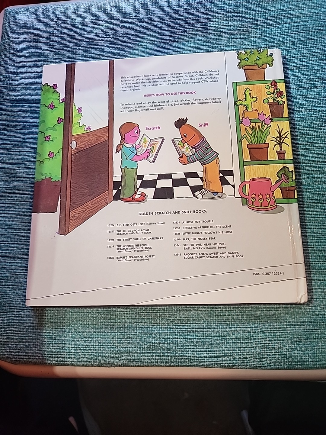 Sesame Street Big Bird Gets Lost (1979) Golden Hardcover Book