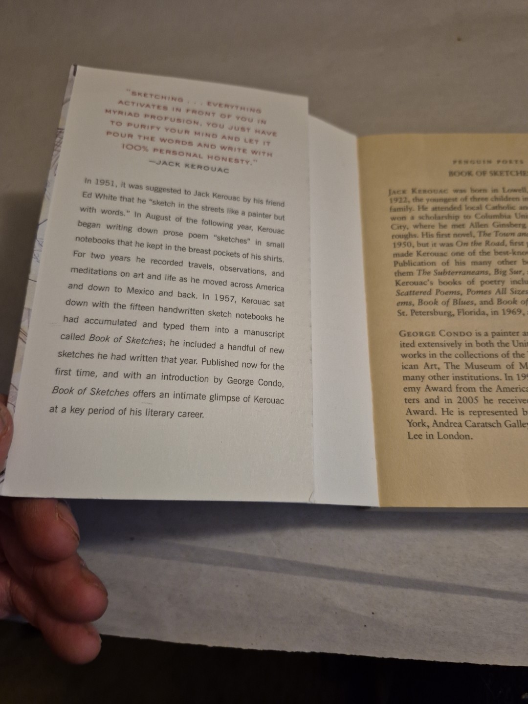 Book of Sketches by Jack Kerouac Penguin Poets TPB Beat Generation American