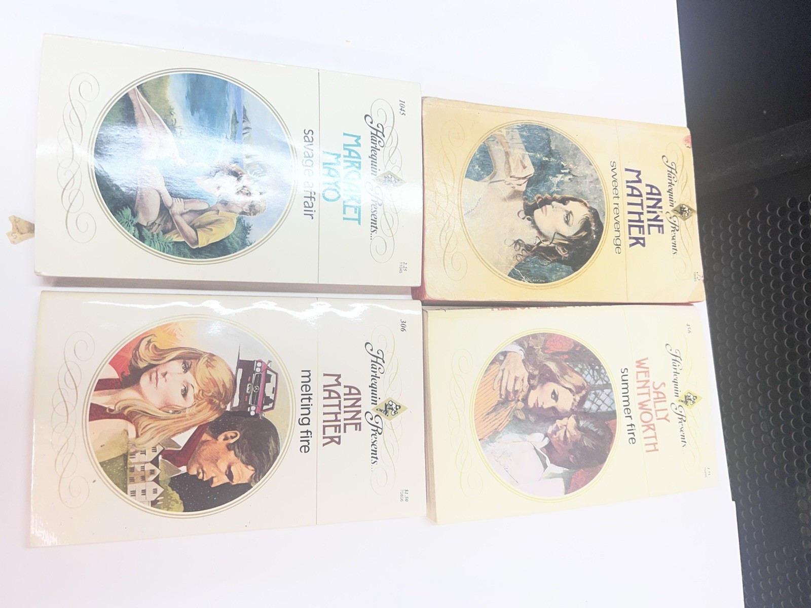 Vintage Harlequin Presents Romance Novel Lot Of 23 Books from the 1970s-1980s